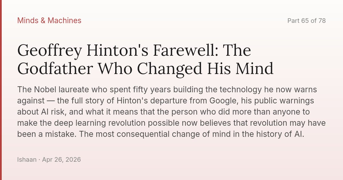 Geoffrey Hinton's Farewell: The Godfather Who Changed His Mind